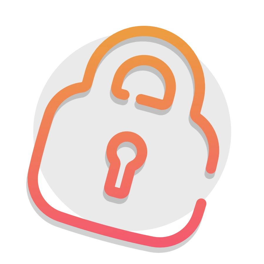 an icon of a lock